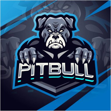 Pitbull esport Maskot Logosu Tasarımı