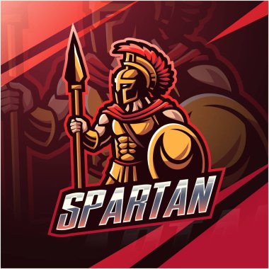 Sparta Esport maskot logosu tasarımı
