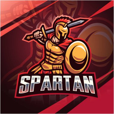 Sparta Esport maskot logosu tasarımı
