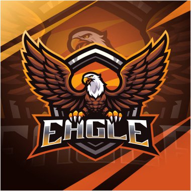 Kartal esport maskot logosu tasarımı