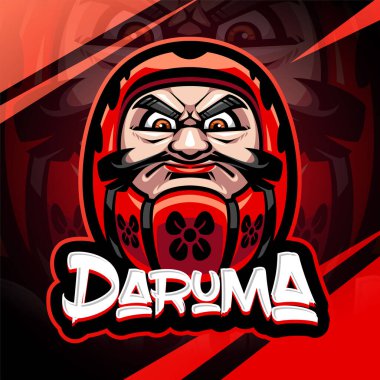 Daruma Esport maskot logosu tasarımı