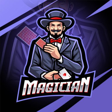 Magician esport maskot logo tasarımı