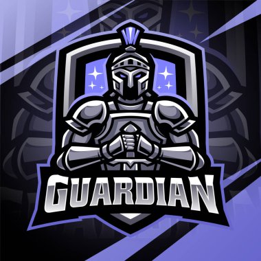 Guardian esport mascot logo design clipart