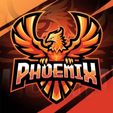 Phoenix esport maskot logosu tasarımı