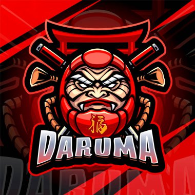 Daruma Esport maskot logosu tasarımı