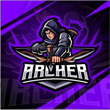 Archer esport maskot logosu tasarımı