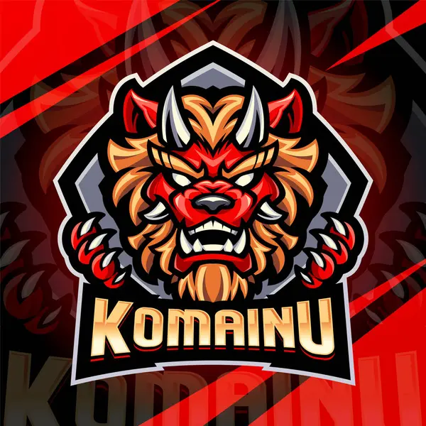 Komanu esport maskot logosu tasarımı
