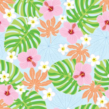 Raster illüstrasyonu. Parlayan mantar lambalı mantar evler kusursuz tekrarlar.