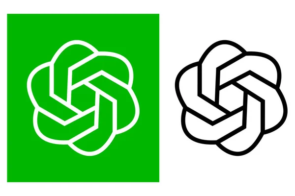 ChatGPT Logo Open Ai icon with chatbot. Artificial Intelligence OpenAI Chatbot icon. ChatGPT OpenAI icon, Artificial Intelligence Smart AI Virtual smart assistant Bot.