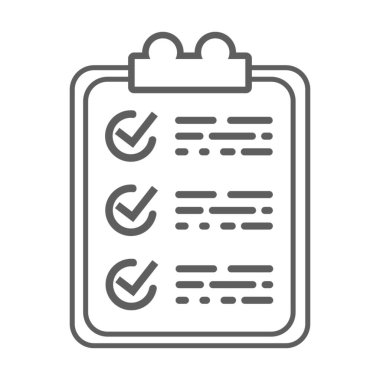 Kalemle kontrol listesi kağıdı. Pano kontrol listesi Kalemle işaretleme kutusu formu. kontrol listesi simgesi. Yapılacaklar listesi, anket inceleme listesi. Kontrol Listesi Notepad tam görevler. Plan görevleri için işaretler.