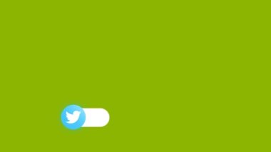 Twitter 'da Yeşil Ekran' da Üçüncü Alt Canlandırma. Kullanıcı adı metni için Sosyal Medya Alt Üçüncü Boşluğu kullanılabilir. Video Profili İsim başlığı. Boş metin alanı ile canlandırılmış Twitter Afişi.