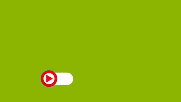 Youtube Lower Terceira Animação Tela Verde Social Media Lower Thirds — Vídeo de Stock