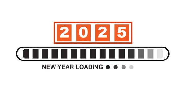 2024 'ten 2025' e yükleniyor. Mutlu yıllar 2025. Hoş geldiniz. Yıl 2024 'ten 2025' e değişiyor. 2024 'ün sonu ve 2025' in başı. Yeni yıl dilekleri 2025 'e ulaşıyor. Hedefe ve planlamaya başlayın..