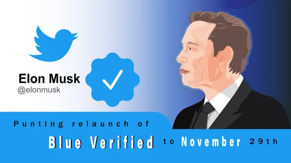 Illustration Elon Musk Tweet November 2022 Elon Musk Posted New — Stock Photo, Image