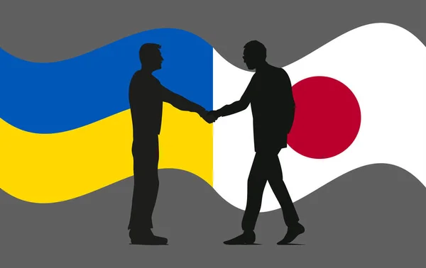 Kyiv Mart 2023 Japonya Başbakanı Kishida Fumio Ukrayna Geldi Ukrayna — Stok Vektör