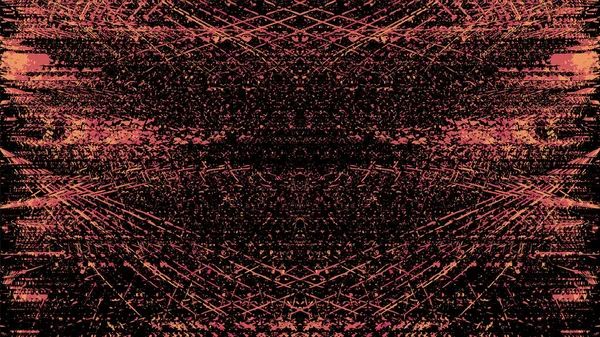 Abstraktní Pozadí Mnoha Malými Chaotickými Skvrnami Čárami Černém Pozadí Grunge — Stockový vektor