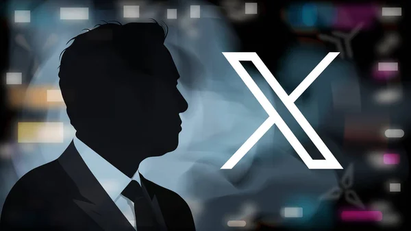 23 Temmuz 2023, Twitter sahibi Elon Musk logosunun bir kuştan X-Elon Musk siluetine ve X logosuna çevrileceğini duyurdu..