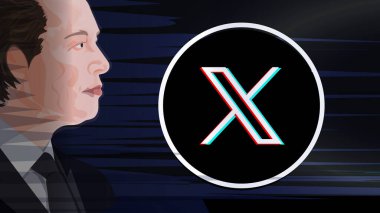 24 Temmuz 2023, Twitter sahibi Elon Musk Twitter logosunu bir kuştan X 'e çevirdi..
