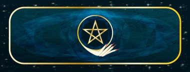 Facebook cover. Ace of Pentacles