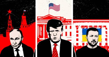 Donald Trump, Volodymyr Zelensky ve Vladimir Putin Kremlin 'in, Beyaz Saray' ın ve Ukrayna 'nın başkanlık yönetiminin geçmişine karşı..