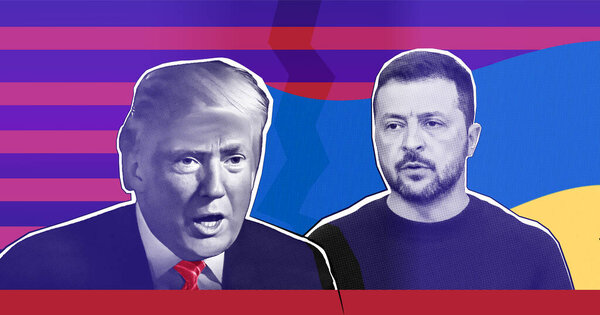 Президент Украины Владимир Зеленский, Президент США Дональд Трамп