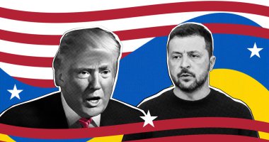 Ukrayna Devlet Başkanı Volodymyr Zelensky, Amerika Başkanı Donald Trump