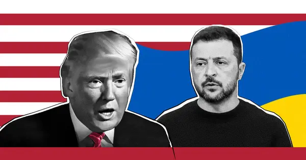 Ukrayna Devlet Başkanı Volodymyr Zelensky, Amerika Başkanı Donald Trump