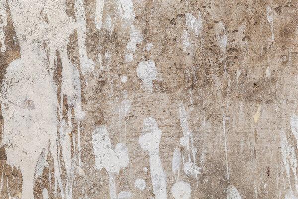 Серый бетон или цементный фон текстуры, стены, порванные обои. Винтажный фон.