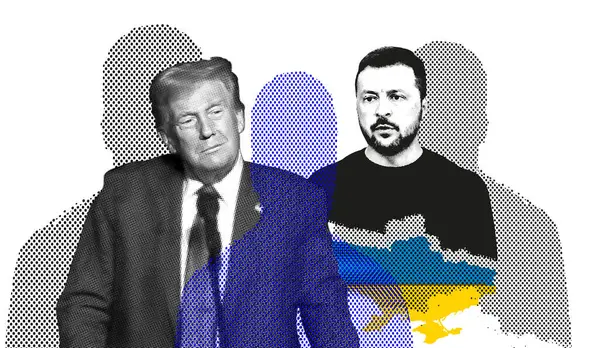 ABD Başkanı Donald Trump ve Ukrayna Cumhurbaşkanı Volodymyr Zelensky.