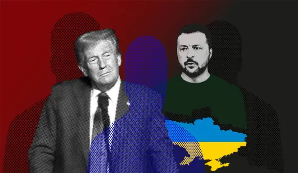 ABD Başkanı Donald Trump ve Ukrayna Cumhurbaşkanı Volodymyr Zelensky.
