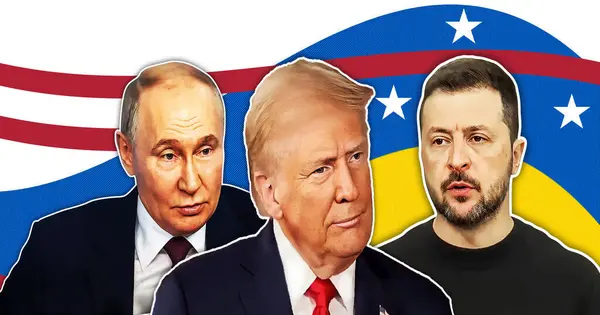 ABD Başkanı Donald Trump, Ukrayna Cumhurbaşkanı Volodymyr Zelensky ve Rusya Devlet Başkanı Vladimir Putin.