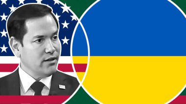 ABD Dışişleri Bakanı Marco Rubio, Ukrayna bayrağı ve bayraklarına karşı