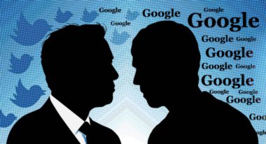 Google kurucu ortağı Larry Page ve Twitter sahibi Elon Musk. Yarım ton etkisi.