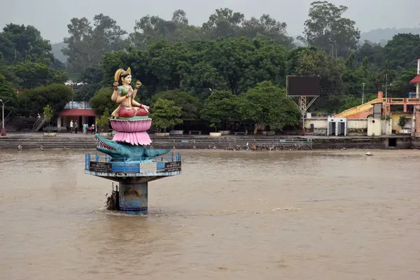 Stock image Haridwar, Uttarakhand, India , 12 August 2023, Har Ki Pauri is a famous ghat situated on the banks of the river Ganges in the holy city of Haridwar