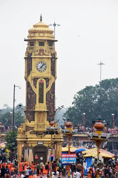 stock image Haridwar, Uttarakhand, India , 12 August 2023, Har Ki Pauri is a famous ghat situated on the banks of the river Ganges in the holy city of Haridwar