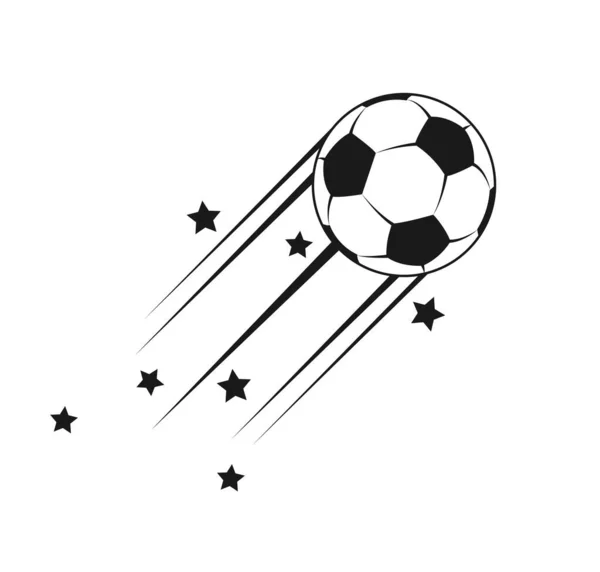 Soccer Ball Concept Branding Logotype Company Organization Interface Programs Applications — Stock Vector