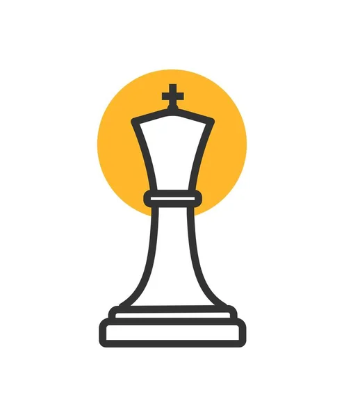 Chess Bishop Icône Couleur Élément Graphique Pour Site Web Créativité — Image vectorielle