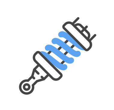 Araba servisi karalama ikonu. Frenler, arabayı durdurma aygıtı. Güvenlik ve güvenilirlik, araç parçalarının onarımı. Web sitesi afişi ya da afişi. Şablon, tasarım ve maket. Çizgi film düz vektör çizimi