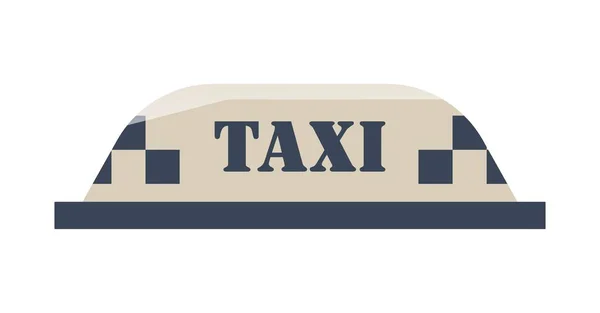 Koncepcja Znaku Taksówki Turystyka Podróże Podróże Infrastruktura Miejska Małe Przedsiębiorstwa — Wektor stockowy