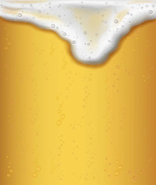 Концепция Пены Пива Алкогольный Напиток Символ Вечеринки Дискотеки Октоберфест Элемент — стоковый вектор