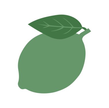 Renkli Küba unsuru. Olgun sulu limonlu çıkartma. Ekşi tadı olan tropikal veya egzotik meyveler. Kafe menüsü ya da yazdırma için tasarım ögesi. Çizgi film düz vektör çizimi beyaz arkaplanda izole edildi