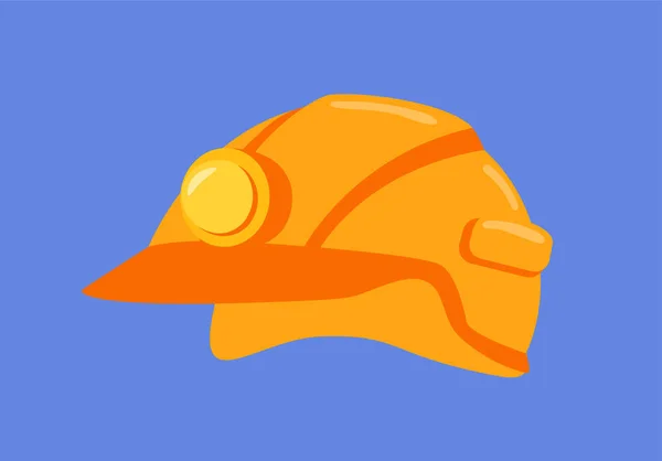 Juego Herramientas Trabajo Sombrero Protector Amarillo Para Trabajadores Inventario Constructores — Vector de stock