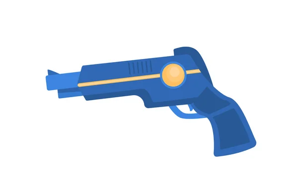 Concepto Pistola Láser Tag Pistola Azul Para Diversión Entretenimiento Equipo — Vector de stock