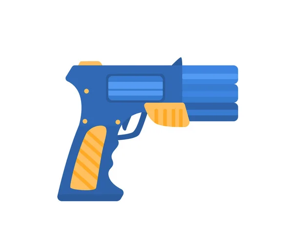 Concepto Pistola Láser Tag Pistola Azul Para Diversión Entretenimiento Actividad — Vector de stock