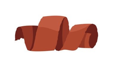 Çikolata şekeri konsepti. Tatlı ve hamur işi, tatlı ve lezzet. Parti için yemek ve tatil etkinliği. Poster ya da afiş. Çizgi film düz vektör çizimi beyaz arkaplanda izole edildi