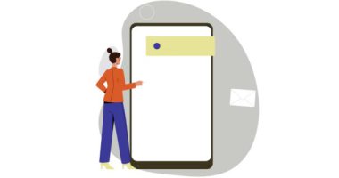 Çalışanları işe almak. İK 'nın kadın yöneticisinin akıllı telefonun yanında durduğu afişi taşımak ve boşalan adayların özgeçmişlerini değerlendirmek. Kelle avcılığı ve adam toplama. Çizgi film düz animasyon grafikleri