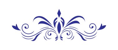 Klasik el yazısı girdabı. Çiçek motifli ve kaydırmalı klasik süs ya da çerçeve. Kraliyet sertifikası için tasarım elemanı. El çizimi vektör çizimi arkaplanda izole edildi