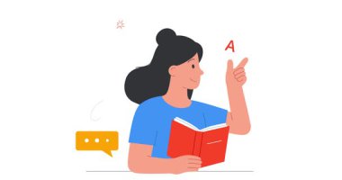 Edebiyat hayranıyım. Okul ya da üniversitede mutlu kız öğrenci kitapları okuyup sınava hazırlanırken afiş taşımak. Eğitim ve eğitim. Kitap sever ve okuyucu. Düz ana hatlı canlandırılmış grafikler