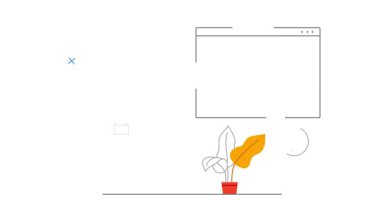 İş kurma. Mutlu erkek ve kadın girişimcilerin internette sohbet ettiği ve finansal başarı elde etmek için ipuçları paylaştığı afişler. Çevrimiçi kitle fonundan. Düz ana hatlı canlandırılmış grafikler