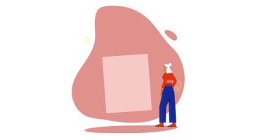 Geri bildirim ve değerlendirme. Kadın ve erkeklerin afiş taşıması ürün veya hizmet için olumlu eleştiriler yaratıyor. Kullanıcı ya da müşteri memnuniyeti değerlendirmesi. Düz grafik çizgi film